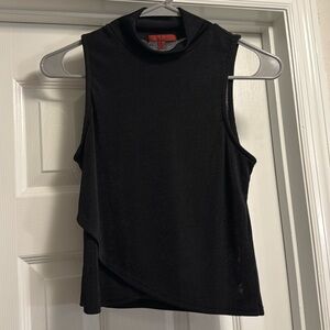 Barely worn black mock neck tank top from Buckle